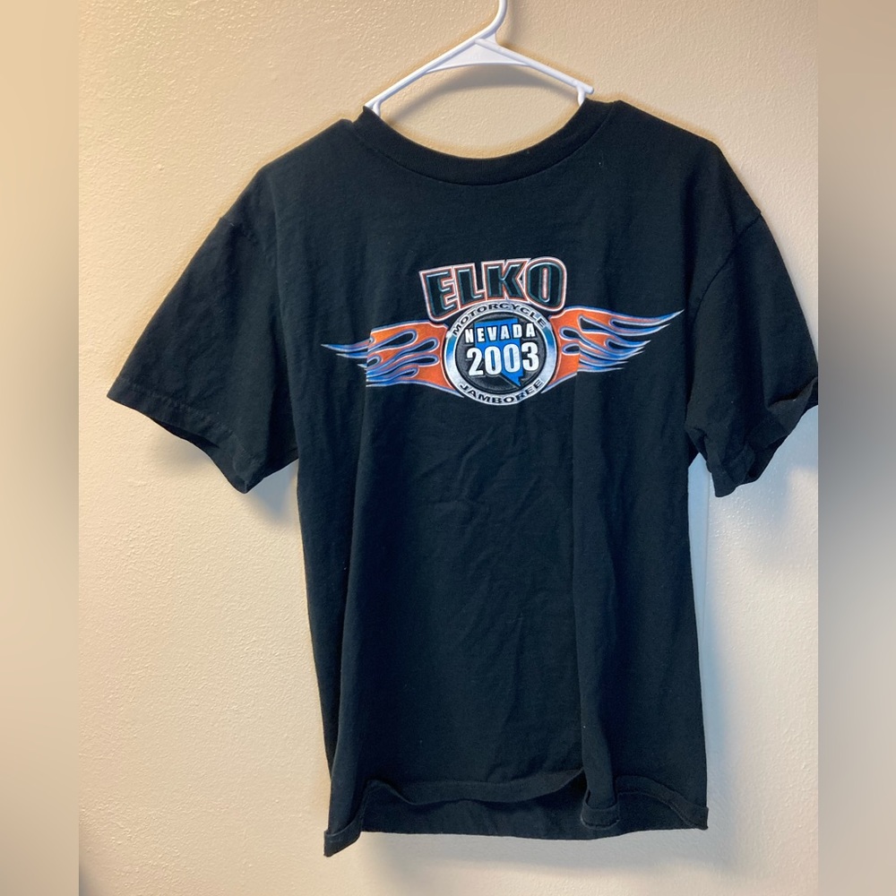 Fruit of the Loom Elko Nevada 2003 motorcycle jamboree men’s size large